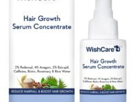 WishCare Hair Growth Serum Concentrate | Redensyl, Anagain & Rosemary | Boosts New Growth & Controls Hairfall | Hair Growth Serum for Scalp | In-Vivo Tested | For Men & Women | 30ml