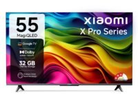 Xiaomi 138 cm (55 inches) X Pro QLED Series Smart Google TV L55MA-SIN 4K Ultra HD (Black)