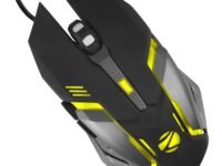 ZEBRONICS-Transformer-M with a High-Performance Gold-Plated USB Mouse: 6 Buttons, Multi-Color LED Lights,High-Resolution Sensor with max 3600 DPI, and DPI Switch(Black)