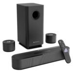 Zebronics 380W Soundbar with Dolby Audio, 5.1 Channel Surround, 13.33cm Subwoofer, Dual Rear Satellites, Bluetooth v5.4, HDMI ARC, Optical in, AUX, USB (Juke Bar 9300C)