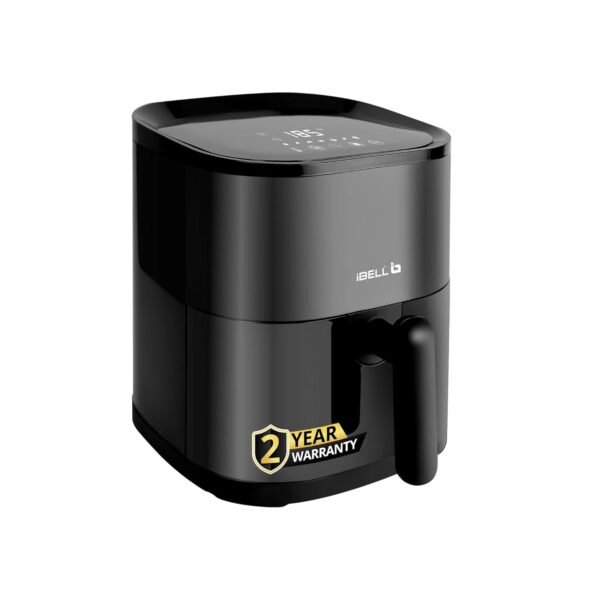 iBELL AEROFRY420DM Air Fryer 4.2 Litre - 1500W with Multiple Cooking Options, Dishwasher Safe, Non-stick Coating & Adjustable Temperature Control (Black)