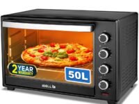 iBELL EO50LGDLX Otg 50 Litre,Convection Oven Toaster Griller With Motorized Rotisserie,Multiple heating modes,2000 Watt (Black),2000 Watts,50 Liter