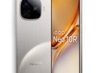 iQOO Neo 10R 5G (Moonknight Titanium, 8GB RAM, 128GB Storage) | Snapdragon 8s Gen 3 Processor | India's Slimmest 6400mAh Battery Smartphone | Segment's Most Stable 90FPS for 5 Hours
