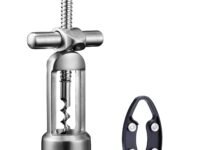 screwpull-levers wine opener corkscrew self pulling corkscrew 18/8 stainless steel wine opener