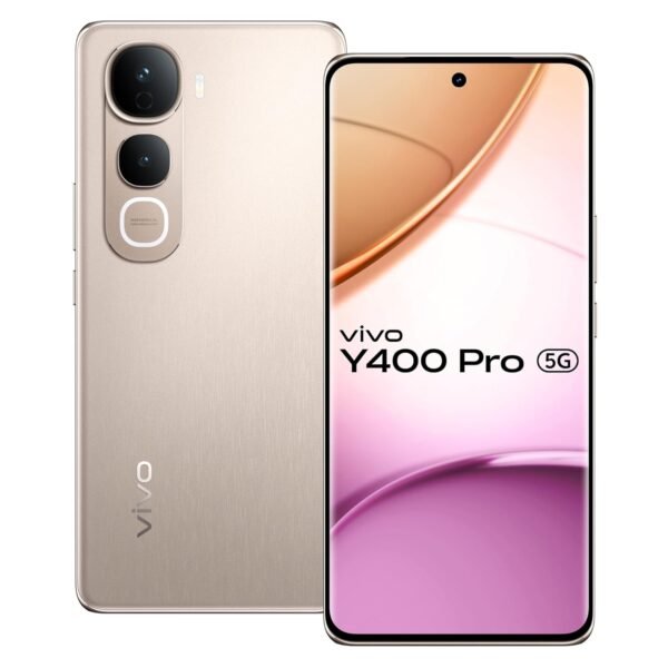 vivo Y400 Pro 5G (Fest Gold, 8GB RAM, 256GB Storage) with No Cost EMI/Additional Exchange Offers