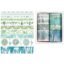 10 Rolls Washi Tape Set, Scrapbook Printing Masking Self Adhesive Tape Decorative Craft Supplies (Green)