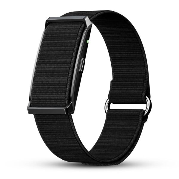 Pebble Newly Launched Qore Fitness Band with 45 Days Battery Life | 100+ Sports Modes | Advanced Health Tracking | HR & SpO2| Stress| Sleep | OneKey Measurement | Smart Notifications - Black