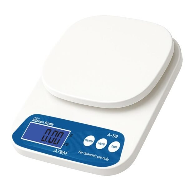 Atom Aliston K1 Series Digital Kitchen Weighing Scale With 10Kg Capacity & 1gm Accuracy, Baking, Kitchen, Food, Nutrition, Health, Fitness & Cooking Scale. Atom A 119 Kitchen Scale