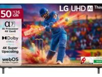 LG 126 cm (50 inches) UA82 AI Series 4K Ultra HD (3840 x 2160) Smart webOS LED TV 50UA82006LA