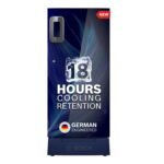 Bosch 187L,4 star,Smart Inverter,Direct-Cool Single Door Refrigerator,Feather Blue(CST18B34PI)|18 Hrs Cooling Retention|Super Freeze|XL Vegetable Box|Everyday Veggie storage|Beverage Space|2.5x Faster