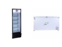 ROCKWELL 358Ltr, Single Glass Door Visi Cooler, Internal LED, Dynamic Cooling (RVC390B, Black)