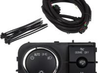 25858705 Dimmer Dome Headlamp Headlight Switch 1527J 15096895 with Fog Light Wiring Harness Compatible with 2007-2013 Silverado Suburban Tahoe GMC Sierra Yukon XL