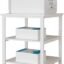 945556 Printer Racks Floor Printer Shelf Multi-Layer Printer Rack Living Room Storage Rack Office Bookshelf Kitchen Microwave Oven Rack (Color : White) Made in India