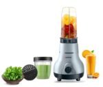 ACTIVA Easy Mix Nutri Mixer Grinder 500W with 2 Jars for Smoothies, Chutney & Shakes, Shock Proof ABS Body, Nano Grinding Technology, 2 Years Warranty (Black)