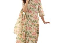 ANNI Designer Women's Rayon Blend Straight Printed Kurta with Pant & Dupatta