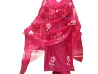 ANNI Designer Women's Rayon Viscose Printed Straight Kurta with Pant & Dupatta