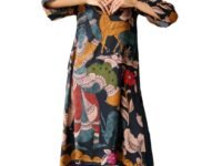 ANNI Designer Women's Rayon Viscose Straight Printed Kurta with Palazzo