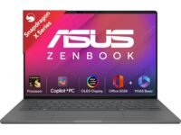 ASUS Zenbook A14 OLED (2025),Qualcomm Snapdragon X Elite,Copilot+ PC, 0.9kg Light-Weight,14"(35.6 cm),32hrs Battery*, 16GB,512GB,Windows 11,MSO 2024,M365 Basic-1yr,AI PC,Metal Body,UX3407RA-QD061WS