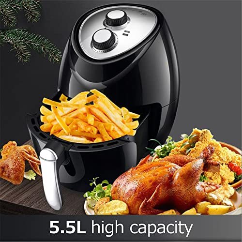 Air Fryer A New Generation of Smart Fume Free Household 1300W High Power 5.5L Large Capacity Electric Fryer French Fries Hine