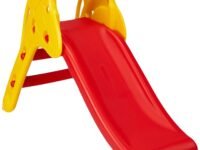 Amazon Brand - Solimo Giraffe Slide - Red & Yellow | Safe & Fun - Indoor/Outdoor Toy | Ideal for Boys/Girls - 2-4 years | 2+ Years Red Yellow