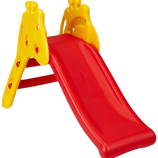 Amazon Brand - Solimo Giraffe Slide - Red & Yellow | Safe & Fun - Indoor/Outdoor Toy | Ideal for Boys/Girls - 2-4 years | 2+ Years Red Yellow
