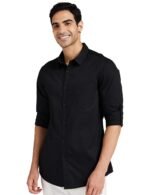 Amazon Brand - Symbol Men's Cotton Shirt | Casual | Plain | Full Sleeve | Summer - Regular Fit (Available in Plus Sizes)