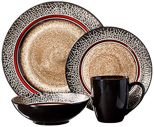 American Atelier 16-Piece Markham Square Dinnerware Set