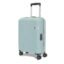 American Tourister Cabin Liftoff+ with TSA Lock & 8 Wheel, 55 CM Small Hard PP Suitcase for Travel, Trolley Bag, Travel Bag with Double Wheel for Women & Men, Seafoam Blue