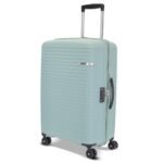 American Tourister Liftoff+ with TSA Lock & 8 Wheel Trolley Bag, Hard PP Check-in Suitcase for Travel with Double Wheel for Women & Men, Seafoam Blue, 79cm, Large
