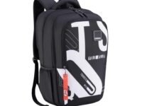 American Tourister Sest 3.0 Style 01 | 29.5L Backpack | School Bag | 3 Compartments | School Backpack for Girls and Boys | Spacious Interiors | Black | 1 Yr Global Warranty