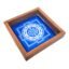 Anciently Sri Yantra Kolam Rangoli Stencil Wooden, Rangoli Sacha Wooden, 1 Piece (5x5 Inches)