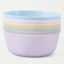 Anko Plastic Set Of 6 Brights Bowls | Non-Slippery & Non-Sticky | 4.8Cm (H) X 10Cm (D) | (Pack Of 6), 0.3 Liter, Multicolor