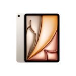 Apple iPad Air 11″ with M3 chip: Built for Apple Intelligence, Liquid Retina Display, 256GB, 12MP Front/Back Camera, Wi-Fi 6E, Touch ID, All-Day Battery Life — Starlight