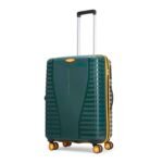 Aristocrat Medium Polypropylene Airpro Plus Check-in 66 Cm() 8 Wheel Spinners Trolley Bags for Travel Hard Case Luggage, Lightweight Bag with TSA Lock & Anti-Theft Zipper(Green), Grey