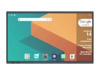 BIG VUE Pluss 75 Inch Android 14 Smart Interactive Flat Panel Digital Board - All in 1, 8 GB RAM 128 GB ROM, Ai, Multitouch Screen Display for Teaching, Classroom & Office Use