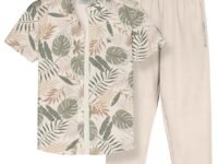 BULLMER Trendy Clothing Set with Shirt & Pants Co-ords for Men