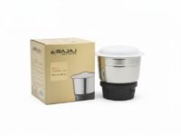 Bajaj 180ml Chutney Grinding Jar | Compatible with 50+ Bajaj & MR Mixer Grinder Models | Original Replacement Jar Assembly