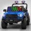 Baybee Bronco Battery Operated Jeep for Kids, Ride on Toy Kid Car with RGB Windshield Light & Music | Electric Jeep Battery Cars | Baby Big Car for Kids to Drive 3 to 8 Years Boys Girls (Blue)