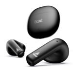 Boat Airdopes Atom 81 Truly Wireless in Ear True Wireless Earbuds W/Upto 50H Playtime, Quad Mics Enx Tech, 13MM Drivers,Super Low Latency(50Ms), ASAP Charge, BT V5.3(Opal Black)