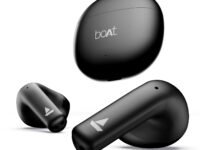 Boat Airdopes Atom 81 Truly Wireless in Ear True Wireless Earbuds W/Upto 50H Playtime, Quad Mics Enx Tech, 13MM Drivers,Super Low Latency(50Ms), ASAP Charge, BT V5.3(Opal Black)
