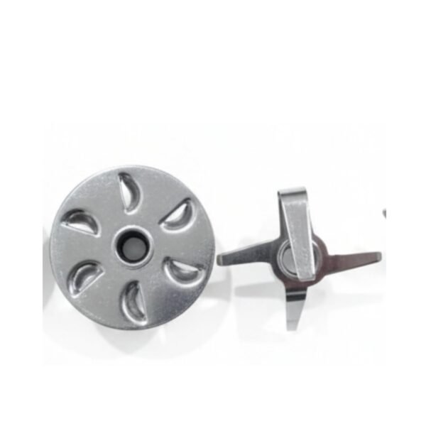 Boss Stainless Steel Butter Blade Whisk and Cutting Blade Mincer Attachments, Compatible with Boss B115,116,126,124 Hand Blender Models, 2 Piece Set