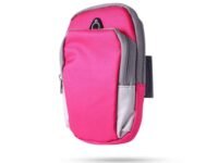 Brown Leaf ® Waterproof Sport Armband Unisex Running Jogging Gym Arm Band Case Cover for Mobile iPhone 6s 6 Plus Phones Till 5.7 inches Smartphones Pouch Bag for Women and Men (Pink)