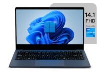 BrowseBook 14.1" FHD IPS Laptop | Best Student & Office Work Laptop | Celeron N4020 | 4GB RAM | 256GB SSD | Windows 11 | 38Wh | 1.3kg | Grey