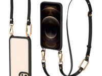 CYRILL Spigen Leather TPU Brick Back Cover, Strap Case for iPhone 12 Case, iPhone 12 Pro Case (2020) Classic Charm - Black