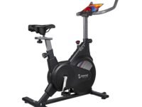 Cockatoo Ride-X 7Kg Fly Wheel Spin Bike, Exercise Cycle For Home With Adjustable Resistance & Heart Rate Sensor for Gym Cycle For Home Workout|Max Weight Capacity: 120 kg (Black)-DIY