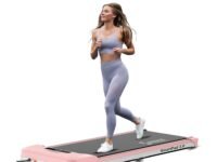 Cockatoo Smartpad 3.0 (3HP Peak) Walking Pad for Home,Remote Control 100 Kg Max User Weight Treadmill, Walkpad with Manual Adjustable 2 Incline Levels and 1-8 Km/Hr Speed Range, White and Pink