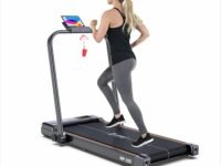Cockatoo WP-200 1.5HP - 3HP Peak Motorized Treadmill, Walking Pad for Home, Foldable Treadmill, Max Speed- 8 Km/Hr, Max Weight 110 Kg (DIY, Do It Yourself Installation Black