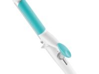 Conair OhSoKind For Fine Hair Curling Iron; 1-inch Curling Iron with Silicone Clip, 1-inch barrel produces classic curls – for use on short, medium, and long hair