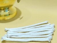 Cotton Wicks for Pooja | Cotton Diya Batti for Puja | Wicks for Diya | Long Jyoti Batti (Pack of 10, 5.5 Inch)