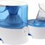 Crane Steam Inhaler & Warm Mist Humidifier, 0.5 Gallon, Humidifier FSA Eligible, Blue & White, Ideal Humidifiers for Bedroom, Sinus Inhaler, Vaporizer HSA, Vaporizer For Congestion